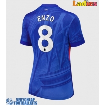 Chelsea Enzo Fernandez #8 Replica Home Shirt Ladies 2025-26 Short Sleeve